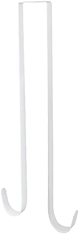15 Inch Double Wreath Hook - Sturdy Metal Door Hanger
