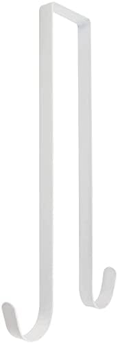 12 Inch White Wreath Hanger for Front Door
