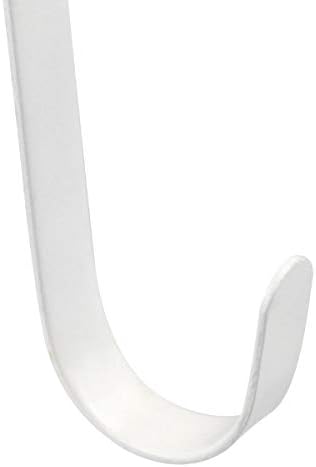 12 Inches White Metal Double Wreath Hanger
