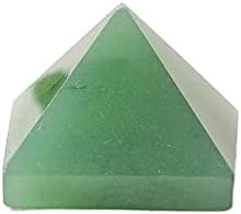 DOUKI White Turquoise Crystal Pyramid for Home Decor
