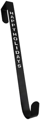 Rocky Mountain Goods Christmas Wreath Hanger 14 Inch Matte Black