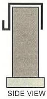 Aluminum Headstone Wreath Hanger for Tombstones