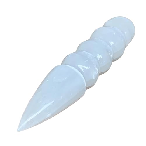 080 Lbs Large Selenite Crystal Spiral Wand Point B36604