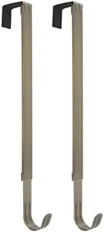 Haute Decor Adjustable Wreath Hanger 2-Pack Antique Brass