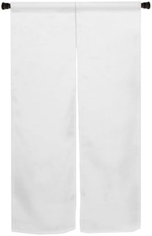 Japanese Noren Door Curtain White 34x60 Inch