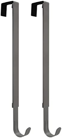 Haute Decor Adjustable Wreath Hanger 2-Pack Brushed Nickel