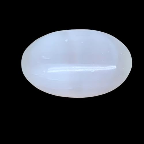 WatanGems 925g Natural Selenite Palm Stone Crystal Pillow Shape Collectible
