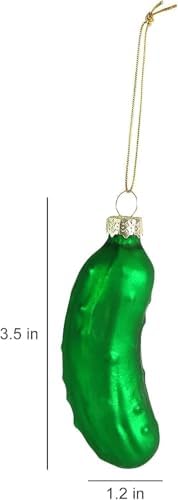 Green Christmas Pickle Tree Ornament