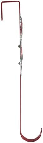 All Chic Christmas Wreath Hanger for Front Door with Santa Hook
