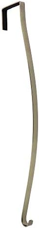 Haute Decor HighProfile Curved Wreath Hanger in Antique Brass