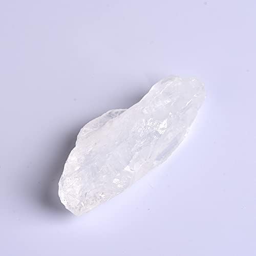 Natural White Crystal Rough Stones 3pcs Home Decor