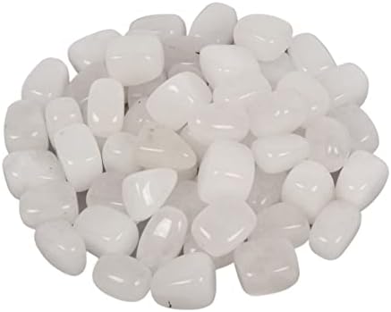 Justinstones 100 Grams White Quartz Tumbled Stones Collection