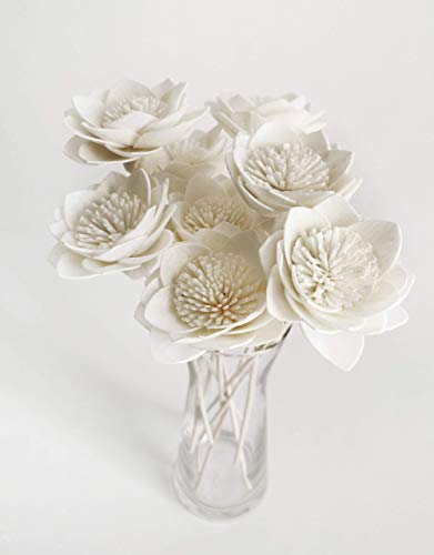 Decorative Dahlia 2 Inch Sola Flower Diffuser Set of 10