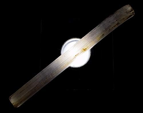8 White Selenite Sticks Natural Sparkling Crystal Mineral Rough Points - 5PCS Morocco