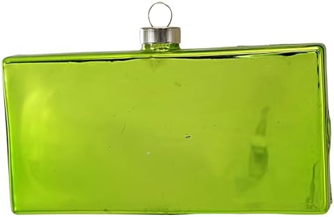 Glass Christmas Ornament with Glitter Accents 1