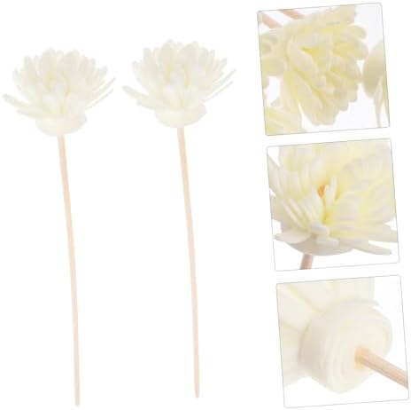 ABOOFAN 5 Pack Chrysanthemum Rattan Diffuser Sticks for Home Fragrance