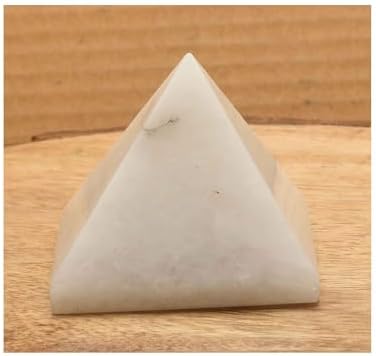 Solid White Moonstone Pyramid 2 Inches Reiki Crystal