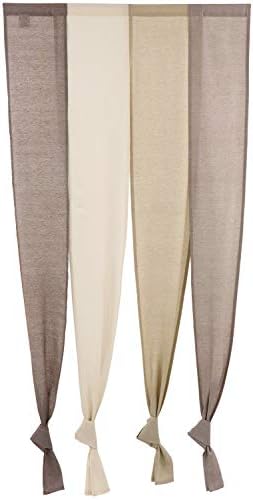 Sunnyday Fabric Doorway Curtain Panel Seine Brown