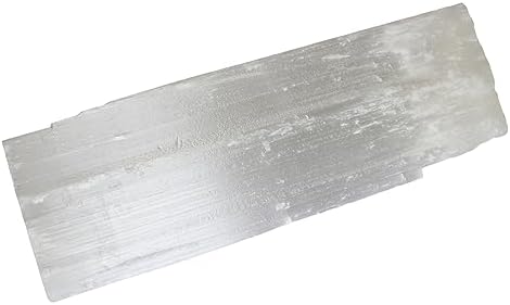 Real-Gems 249 Kg Natural White Selenite Rod Rough Crystal Loose Gemstone