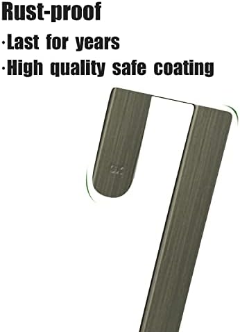 GameXcel 2 Pcs Brass Wreath Hangers for Front Door
