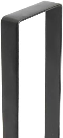 12 Inches Black Metal Double Wreath Hanger - 2 Sided Design