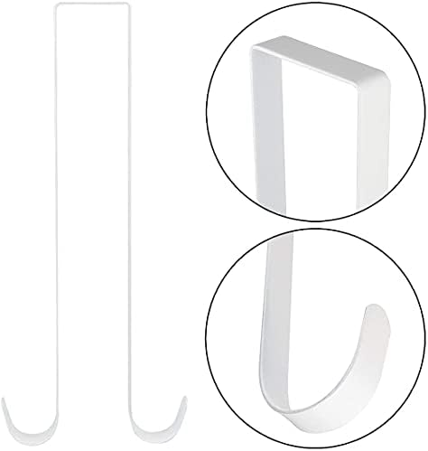 15 Inch Double Wreath Hook - Sturdy Metal Door Hanger