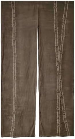 Handmade Japanese Shibori Noren Curtain 335x65in Bamboo