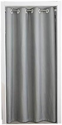 Pureaqu Grommet Grey Doorway Curtain Panel 79 Inches Long