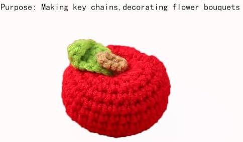 Leadigol Crochet Strawberry Sunflower DIY Craft Kit