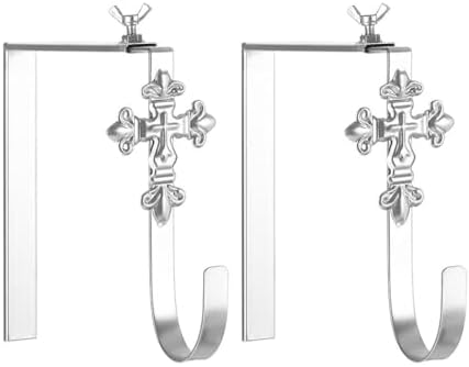 Adjustable Christmas Headstone Wreath Hanger - 2 Pack