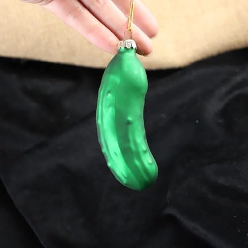 Green Christmas Pickle Tree Ornament