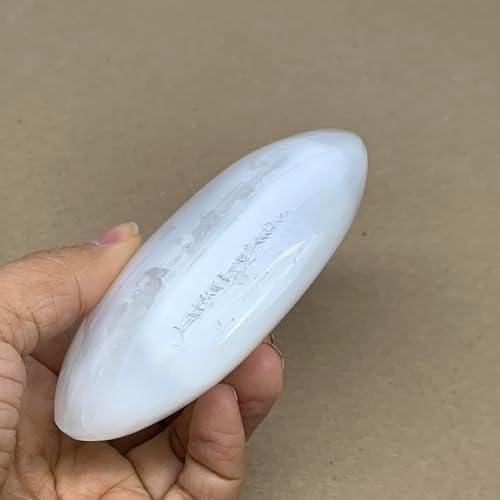 Large Untreated Selenite Crystal Palmstone Collectible