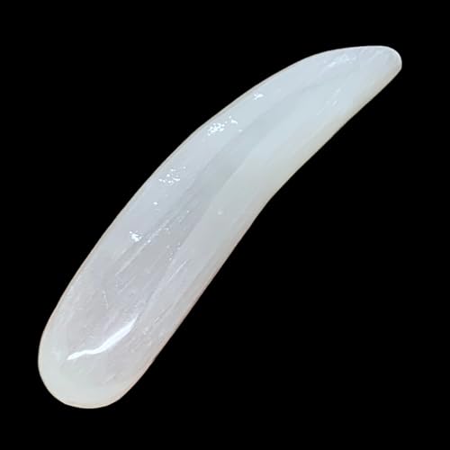 Natural Selenite Crystal Wand Polished 7x14 063 Lbs B36495