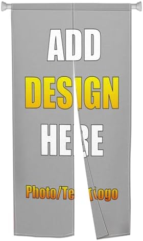 Customizable Double Sided Japanese Noren Curtain Panel
