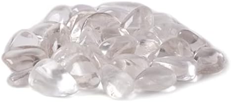 Justinstones 12LB White Clear Quartz Tumbled Stones Collection