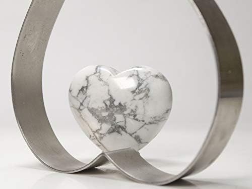 30mm Natural Crystal Quartz Heart Shaped Palm Stone Chakra Balancing