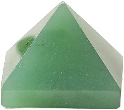 DOUKI White Turquoise Crystal Pyramid for Home Decor