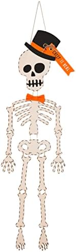 Mud Pie Skeleton Halloween Door Hanger 65 Inches