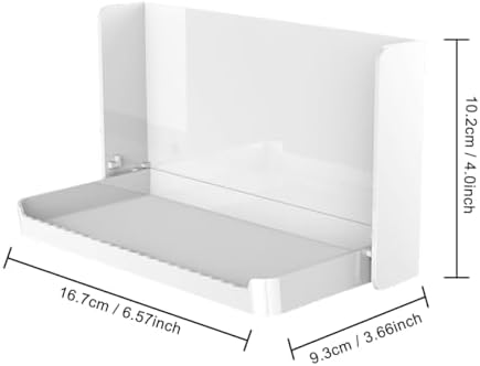 Foldable Adhesive Floating Shelf for Home Office Decor
