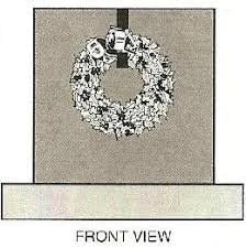 Aluminum Headstone Wreath Hanger for Tombstones