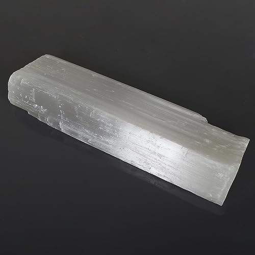 Real-Gems 249 Kg Natural White Selenite Rod Rough Crystal Loose Gemstone