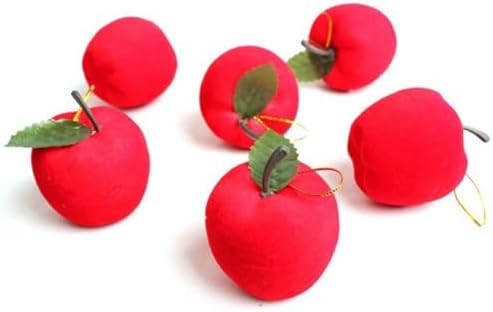 24pcs 3D Felt Apple School Party Decorations