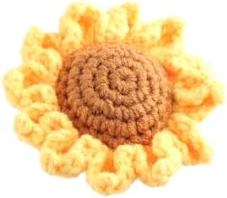 Leadigol Crochet Strawberry Sunflower DIY Craft Kit