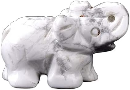 AtkitS Natural Crystal Elephant Home Decor