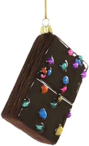 Cody Foster Co Cosmic Brownie Glass Ornament 4 Inches