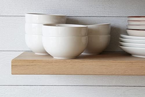 Urban Legacy Unfinished White Oak Floating Shelves Set of 2