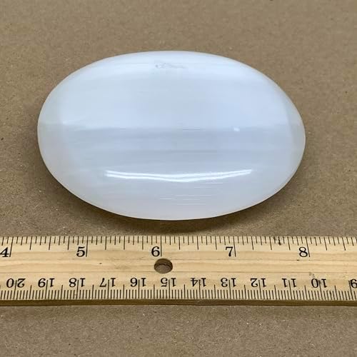 Large Untreated Selenite Crystal Palmstone Collectible