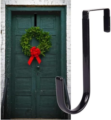 Black Wreath Hanger - 5 Inch Strong Fall Door Hook