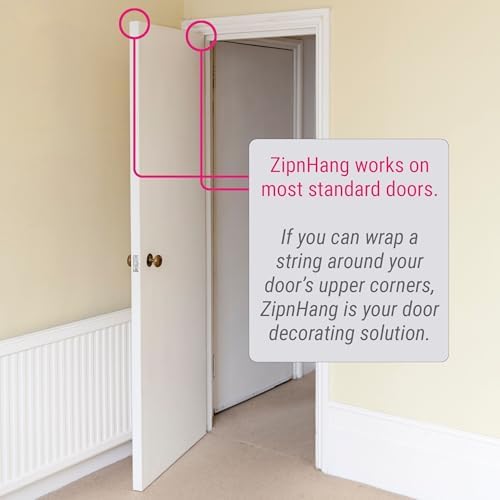 Zip n Hang Xtra Wreath Hanger for Glass Doors 3 Pack