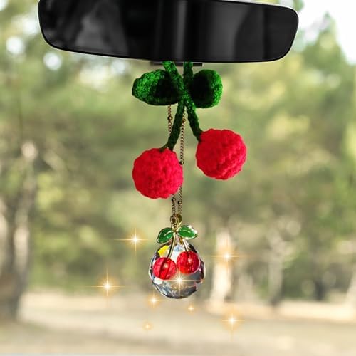 Cute Cherry Rear View Mirror Accessories